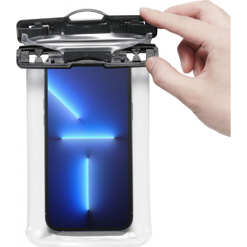 Spigen A601 Aqua Shield univerzálne vodotesné puzdro, Crystal Clear