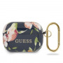 Guess GUE554BLU Floral N.3 puzdro pre Apple AirPods Pro, modré