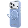 Karl Lagerfeld Ring Stand 360 Saffiano Classic Logo MagSafe puzdro pre Apple iPhone 18 Pro / 17 Pro, svetlomodré (KF003175)