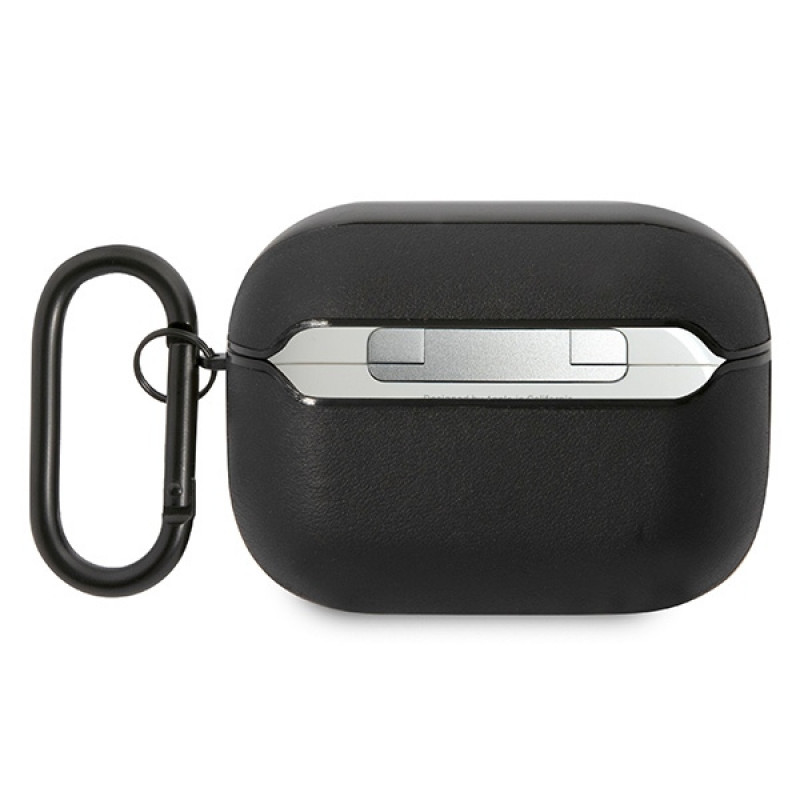 Mercedes-AMG AMAPSLWK puzdro Apple AirPods Pro AMG Leather Big Logo, čierne