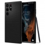 Spigen Liquid Air puzdro na Samsung Galaxy S22 Ultra, matná čierna