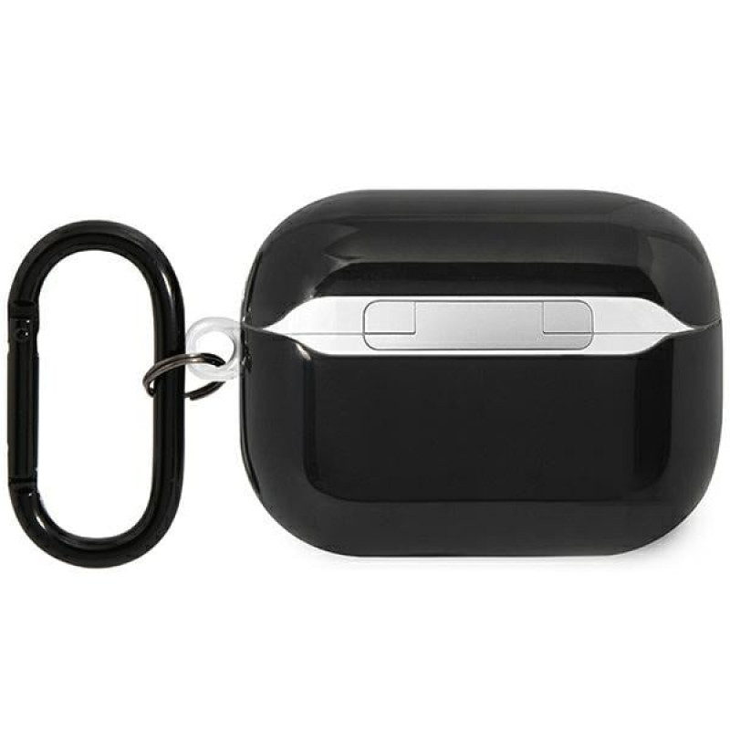 BMW BMAP222SOTK puzdro Tricolor Stripes pre Apple AirPods Pro 2. generácie, čierne