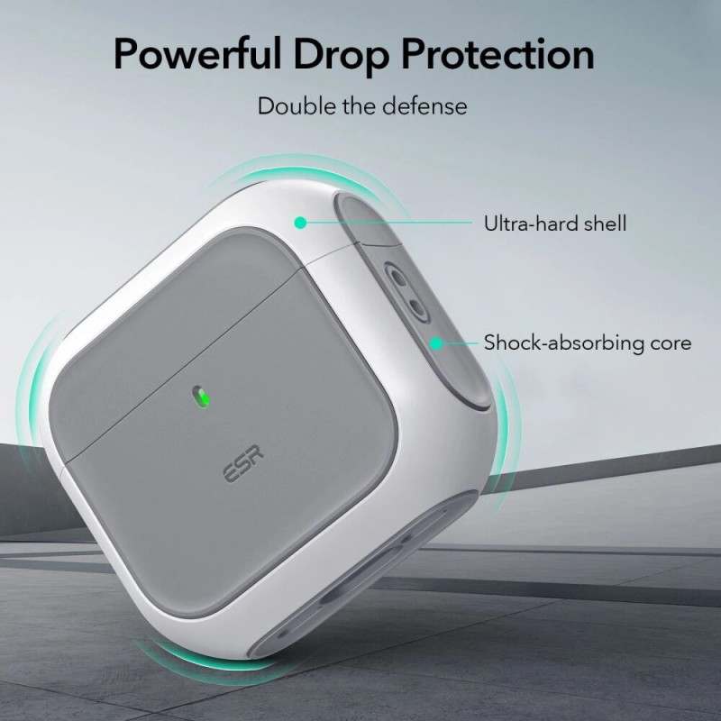 ESR Orbit HaloLock MagSafe puzdro pre Apple AirPods 4, biele