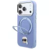 Karl Lagerfeld s Ring Stand 360 Karl Head Pin MagSafe puzdro pre Apple iPhone 18 Pro Max / 17 Pro Max, svetlomodré (KF003238)