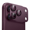 Tech-Protect Camfull Fit+ ochrana objektívu fotoaparátu pre Apple iPhone 18 Pro Max, bordová