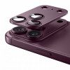 Tech-Protect Camfull Fit+ ochrana objektívu fotoaparátu pre Apple iPhone 18 Pro Max, bordová