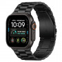 Tech-Protect Stainless THP6099 náramok z nehrdzavejúcej ocele pre Apple Watch 8 / 9 / 10 / 11 / 12 / SE / Ultra 44/45/46/49 mm, čierny