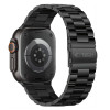 Tech-Protect Stainless THP6099 náramok z nehrdzavejúcej ocele pre Apple Watch 8 / 9 / 10 / 11 / 12 / SE / Ultra 44/45/46/49 mm, čierny