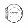 Tech-Protect Stainless THP6100 náramok z nehrdzavejúcej ocele pre Apple Watch 8 / 9 / 10 / 11 / 12 / SE / Ultra 44/45/46/49 mm, Titanium/Orange