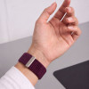 Tech-Protect Nylonloop Apple Watch 8 / 9 / 10 / 11 / 12 / SE / Ultra 44/45/46/49 mm remienok na hodinky, Deep Burgundy