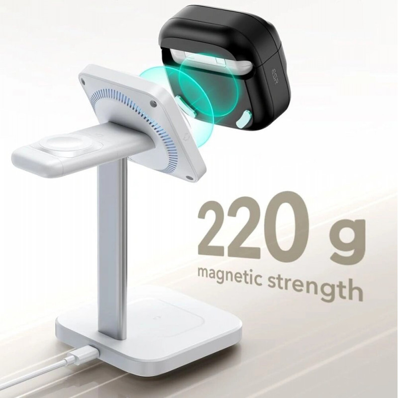ESR Pulse HaloLock MagSafe puzdro pre Apple AirPods 4, čierne