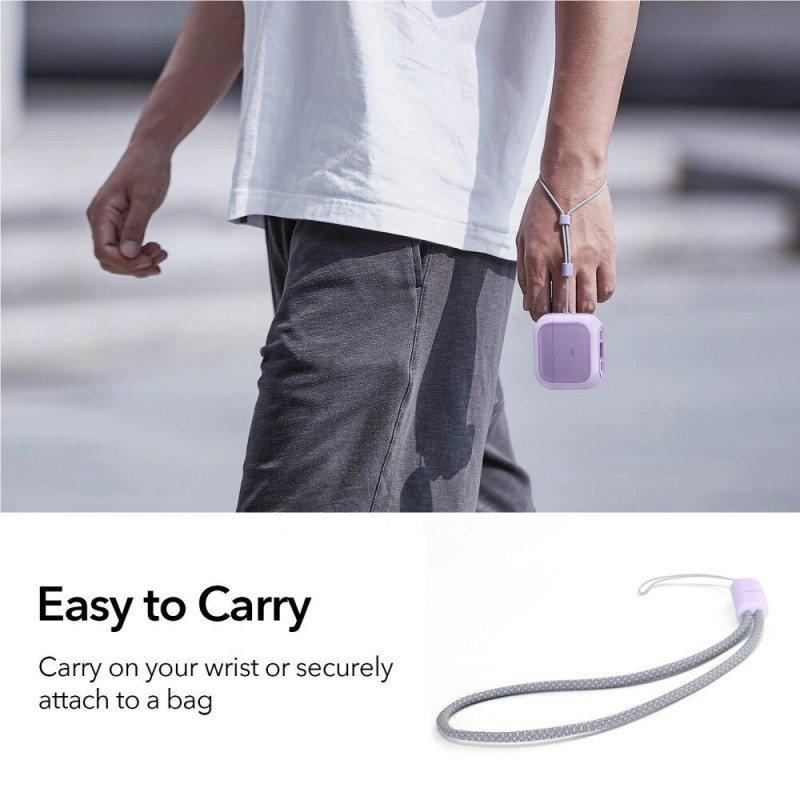 ESR Orbit HaloLock MagSafe puzdro pre Apple AirPods 4, purpurové