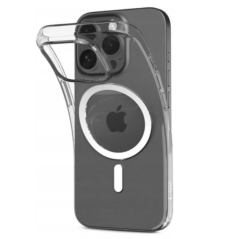 Tech-Protect FlexAir MagSafe THP3578 puzdro pre Apple iPhone 15, priehľadné
