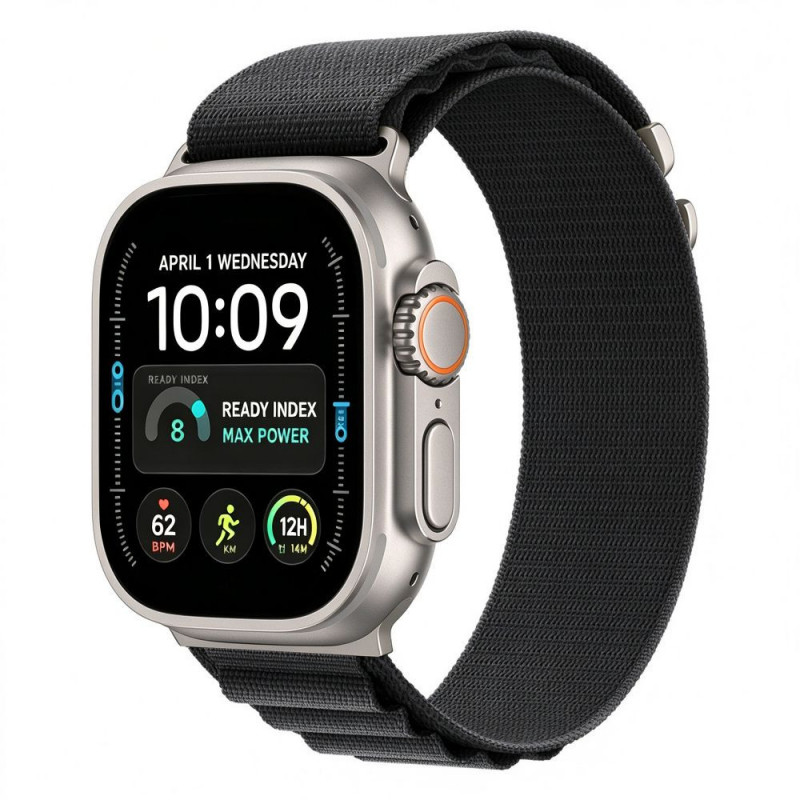 Tech-Protect Nylon Pro remienok na Apple Watch 8 / 9 / 10 / 11 / 12 / SE / Ultra 44/45/46/49 mm, čierny