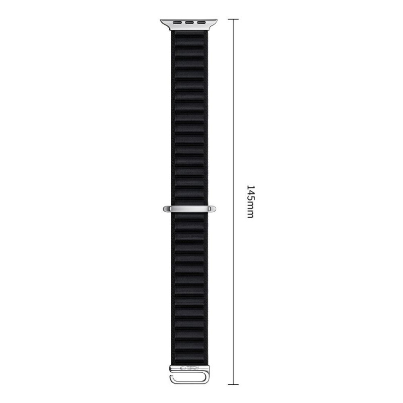 Tech-Protect Nylon Pro remienok na Apple Watch 8 / 9 / 10 / 11 / 12 / SE / Ultra 44/45/46/49 mm, čierny