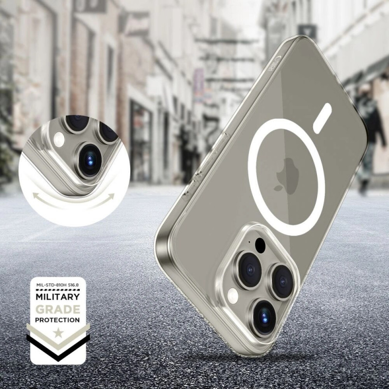 Tech-Protect FlexAir MagSafe THP3579 puzdro pre Apple iPhone 15 Pro, priehľadné