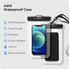 Spigen A601 univerzálne vodotesné puzdro (2 ks), Crystal Clear