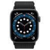 Remienok Spigen Fit Lite pre Apple Watch 4/5/6/7/SE/8/9/Ultra 44/45/49 mm, čierny