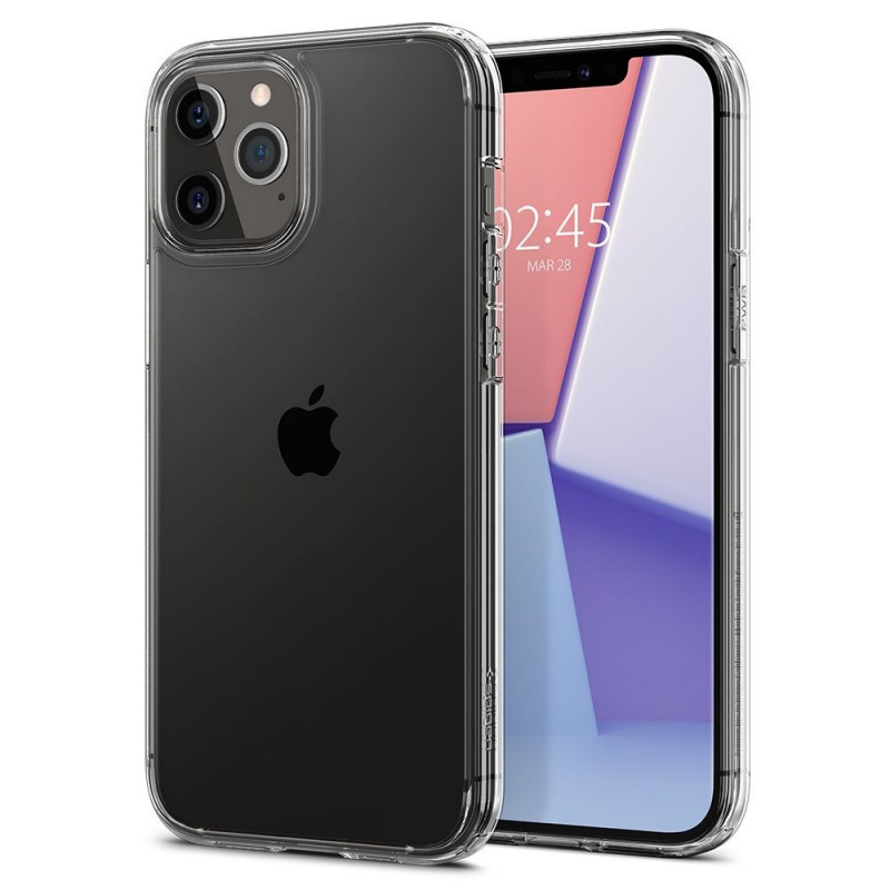 Spigen Ultra Hybrid puzdro pre Apple iPhone 12 / 12 Pro, Crystal Clear