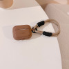 Tech-Protect Silikónové puzdro s lanom na Apple AirPods Pro 1 / 2, čokoládovo hnedé