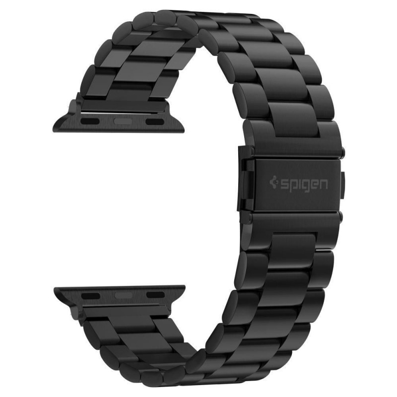 Spigen Modern Fit Band pre Apple Watch 4/5/6/7/SE/8/9/Ultra 44/45/49 mm, nerezová oceľ, čierna
