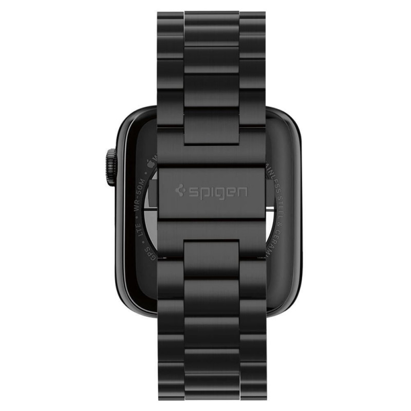 Spigen Modern Fit Band pre Apple Watch 4/5/6/7/SE/8/9/Ultra 44/45/49 mm, nerezová oceľ, čierna