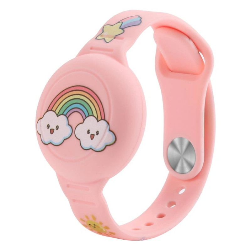 Tech-Protect Smooth Band pre deti náramok na zápästie pre Apple AirTag 1 / 2, farebný (2 ks)