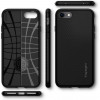Spigen Liquid Air puzdro pre Apple iPhone SE 2022 / SE 2020 / 8 / 7, čierne