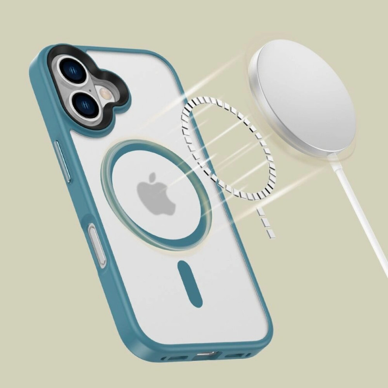 Tech-Protect MagMat MagSafe puzdro pre Apple iPhone 16, matná tyrkysová