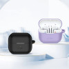 Tech-Protect silikónové puzdro s háčikom pre Samsung Galaxy Buds 3 / 3 FE / 3 Pro, levanduľová