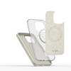 Tech-Protect Silicone Pure MagSafe puzdro pre Apple iPhone 16 Pro, Cosmic Latte