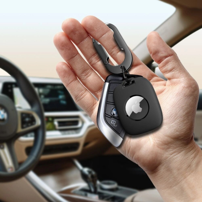 Tech-Protect Puzdro Velar pre Apple AirTag 1 / 2, čierne