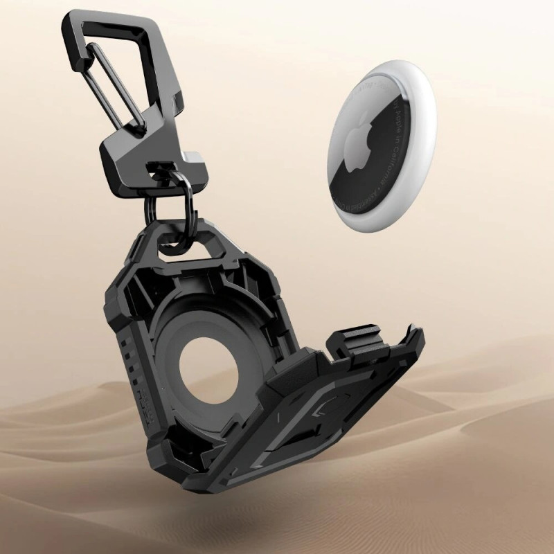 Tech-Protect Kevlar Pro puzdro pre Apple AirTag 1 / 2, čierne
