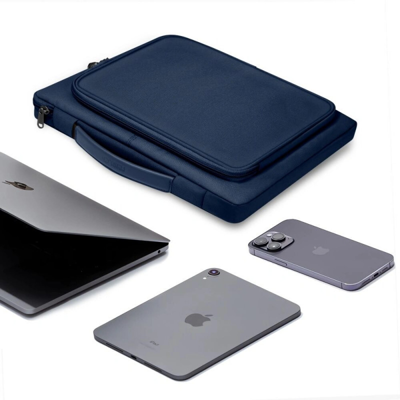Taška na notebook Tech-Protect Basic Bag 15-16", námornícka modrá