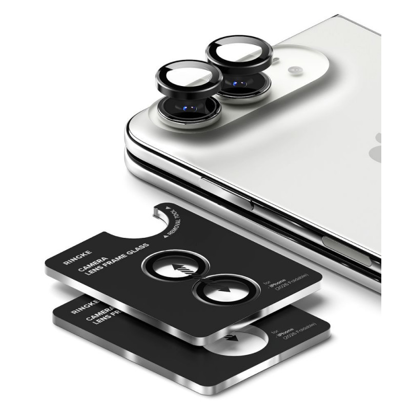 Ringke Camera Frame RGK12086 ochrana objektívu fotoaparátu pre Apple iPhone Duo (2 ks), čierna