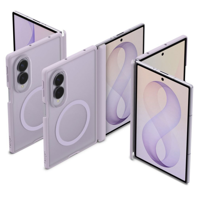 Spigen Airskin Zero MagSafe puzdro pre Samsung Galaxy Z Fold 8, Frost Lavender