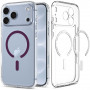 Spigen Ultra Hybrid MagSafe puzdro pre Apple iPhone 17 Pro / 18 Pro, priehľadná/burgundy