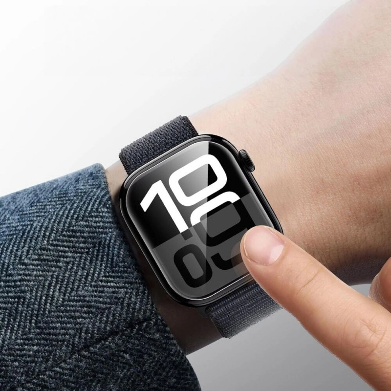 Tech-Protect Supreme Set hydrogélová fólia pre Apple Watch 10 / 11 46 mm, priehľadná (2 ks)
