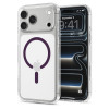 Spigen Ultra Hybrid MagSafe puzdro pre Apple iPhone 17 Pro Max / 18 Pro Max, priehľadné/burgundy