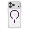 Spigen Ultra Hybrid MagSafe puzdro pre Apple iPhone 17 Pro Max / 18 Pro Max, priehľadné/burgundy