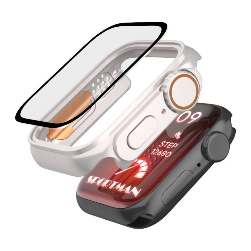Tech-Protect Puzdro Defense360 pre Apple Watch 10 / 11 46 mm, čierno-oranžové