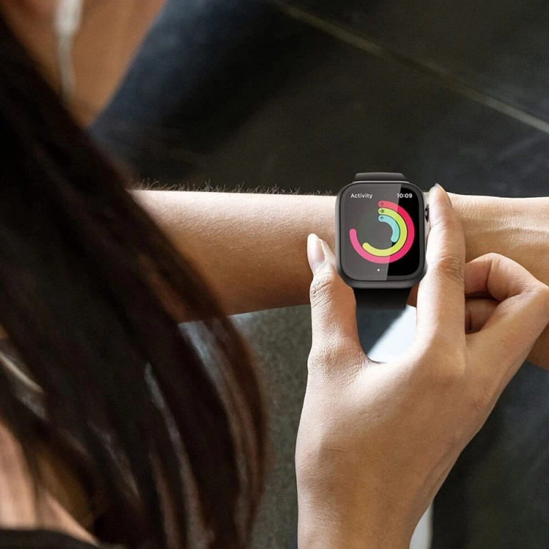 Tech-Protect Puzdro Defense360 pre Apple Watch 10 / 11 46 mm, čierno-oranžové