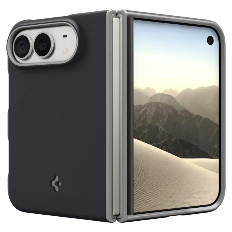 Spigen Nano Pop Mag MagSafe puzdro pre Apple iPhone Duo, čierna sezamová