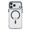 Puzdro Spigen Ultra Hybrid Optik S MagSafe pre Apple iPhone 17 Pro / 18 Pro, Clear/Deep Blue