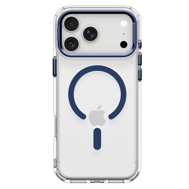 Puzdro Spigen Ultra Hybrid Optik S MagSafe pre Apple iPhone 17 Pro / 18 Pro, Clear/Deep Blue