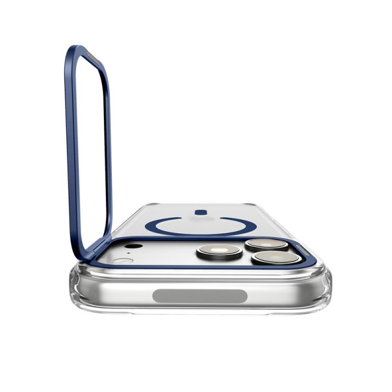 Puzdro Spigen Ultra Hybrid Optik S MagSafe pre Apple iPhone 17 Pro / 18 Pro, Clear/Deep Blue