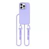 Tech-Protect Magnecklace MagSafe puzdro s šnúrkou na Apple iPhone 16 Pro, fialové