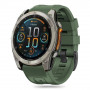 Tech-Protect Silikónový remienok pre Garmin Fenix 5S / 5S Plus / 6S / 6S Pro / 7S / 8 (43 mm), Military Green