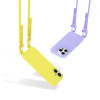 Tech-Protect Magnecklace MagSafe puzdro s šnúrkou pre Apple iPhone 14, kanáriková žltá