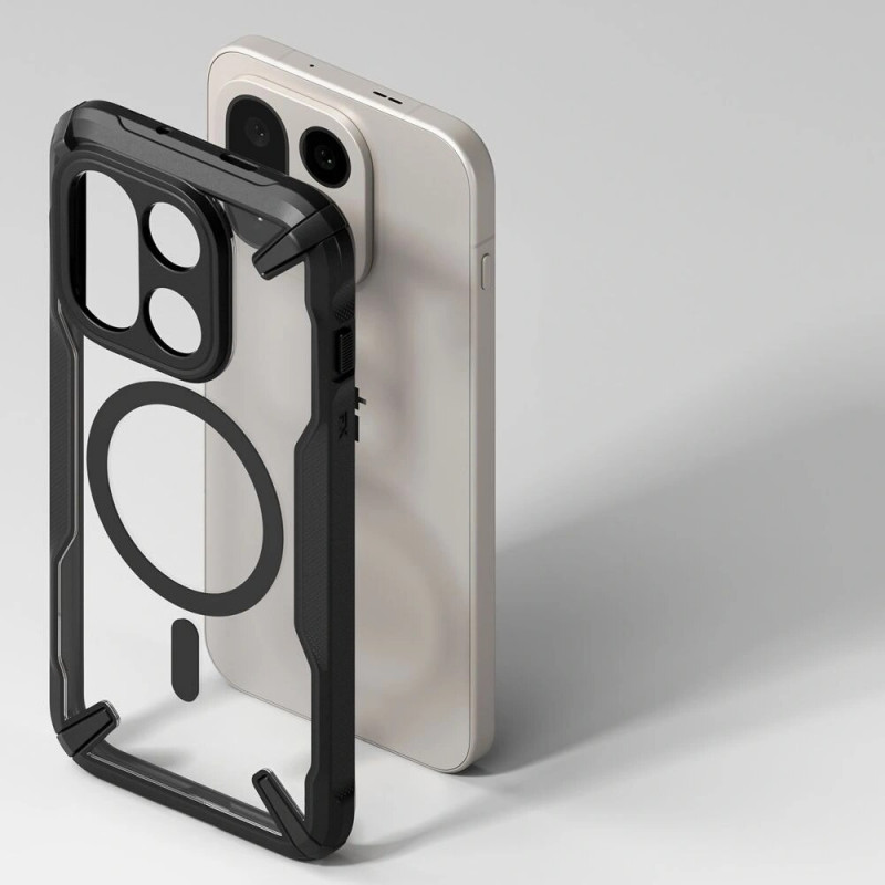 Puzdro Ringke Fusion-X Magnetic MagSafe pre OnePlus 15, čierne